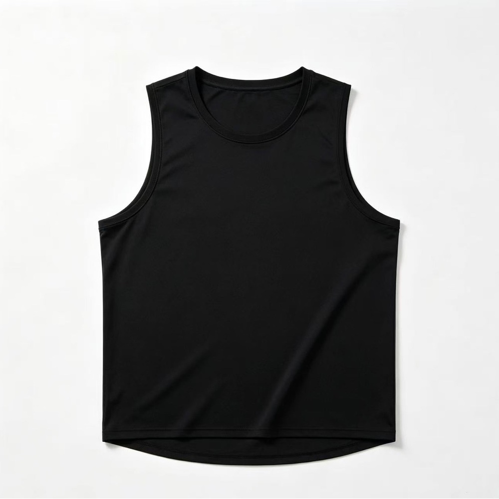 Men's Black Performance Tank Top